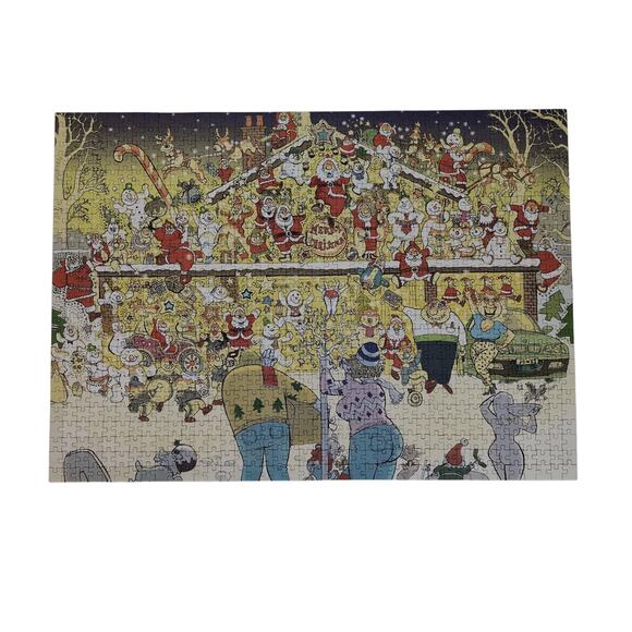 WASGIJ? No 9 Jumbo "A Bright Christmas Night" 1000 Piece Jigsaw Original Puzzle - Picture 11 of 13